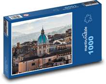 Italienische Stadt mit Kirche Puzzle 1000 Teile - 60 x 46 cm
