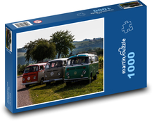 Retro buses Puzzle 1000 pieces - 60 x 46 cm 
