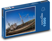 Vrak lodi na souši Puzzle 1000 - 60x46 cm