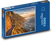 Winding coastal road Puzzle 1000 pieces - 60 x 46 cm 