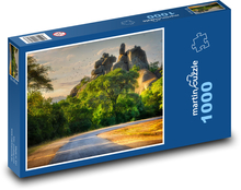 Příroda, silnice Puzzle 1000 dílků - 60 x 46 cm
