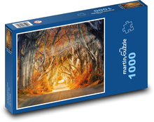 Trees by the road Puzzle 1000 pieces - 60 x 46 cm 
