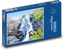 Rieka tečúca zo skaly Puzzle 1000 dielikov - 60 x 46 cm