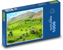 Horská louka Puzzle 1000 dílků - 60 x 46 cm