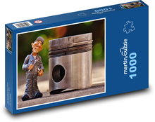 Amateur car mechanic Puzzle 1000 pieces - 60 x 46 cm 
