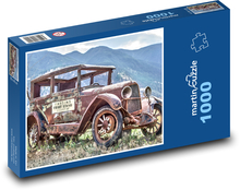 Staré auto - veterán Puzzle 1000 dielikov - 60 x 46 cm 