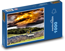 Bager, technika Puzzle 1000 dielikov - 60 x 46 cm 