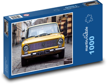 Yellow old car Puzzle 1000 pieces - 60 x 46 cm