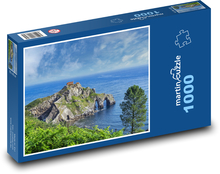 Kirche auf dem Felsen im Meer Puzzle 1000 Teile - 60 x 46 cm
