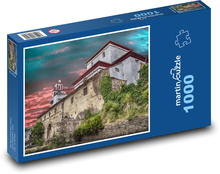 Historický kamenný hrad Puzzle 1000 dielikov - 60 x 46 cm 