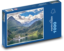Nórsko - Fjordy Puzzle 1000 dielikov - 60 x 46 cm 