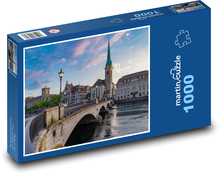 Schweiz - Zürich Puzzle 1000 Teile - 60 x 46 cm