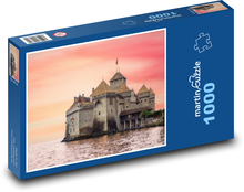 Schweiz - Burg Puzzle 1000 Teile - 60 x 46 cm