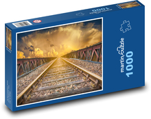 Railway tracks Puzzle 1000 pieces - 60 x 46 cm 