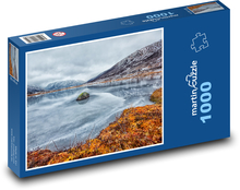 Gefrorener See in den Bergen Puzzle 1000 Teile - 60 x 46 cm