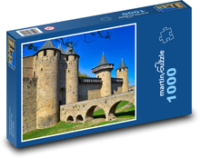 Befestigungen von Carcassonne, Frankreich Puzzle 1000 Teile - 60 x 46 cm