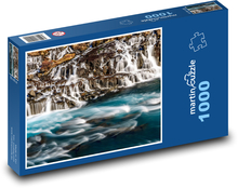 Waterfall on the river Puzzle 1000 pieces - 60 x 46 cm 
