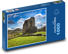 Ruiny hradu Snowdonia - Anglicko Puzzle 1000 dielikov - 60 x 46 cm 