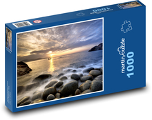 Fishing at sunset Puzzle 1000 pieces - 60 x 46 cm