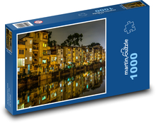 Rieka, mesto Puzzle 1000 dielikov - 60 x 46 cm 