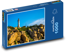 Maják na útesu Puzzle 1000 dílků - 60 x 46 cm