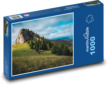 Príroda, hory, stromy Puzzle 1000 dielikov - 60 x 46 cm 