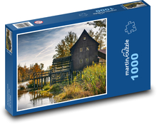 Water Mill Puzzle 1000 pieces - 60 x 46 cm 