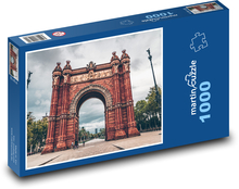 Historický oblúk v meste Puzzle 1000 dielikov - 60 x 46 cm 