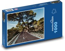 Enge Straße auf dem Land Puzzle 1000 Teile - 60 x 46 cm
