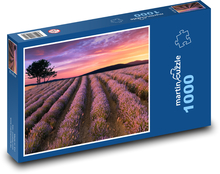 Lavender field Puzzle 1000 pieces - 60 x 46 cm 