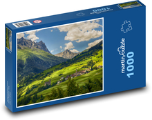 Schweizer Alpen Puzzle 1000 Teile - 60 x 46 cm