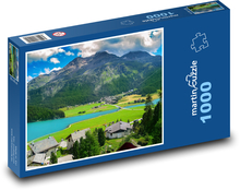 Rakousko - Alpy Puzzle 1000 dílků - 60 x 46 cm