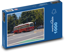 historická električka Puzzle 1000 dielikov - 60 x 46 cm 