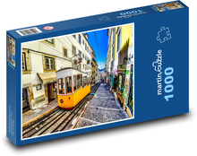 Lisbon Yellow Tram, Portugal Puzzle 1000 pieces - 60 x 46 cm