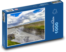 Divoká rieka na Islande Puzzle 1000 dielikov - 60 x 46 cm 