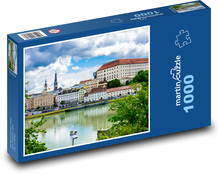 Linz - Rakúsko Puzzle 1000 dielikov - 60 x 46 cm 