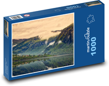 Mountain landscape with lake Puzzle 1000 pieces - 60 x 46 cm 