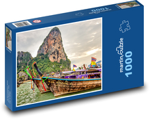 Boats, Thailand Puzzle 1000 pieces - 60 x 46 cm 