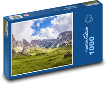 Panoramatické horské údolie Puzzle 1000 dielikov - 60 x 46 cm 