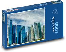 Moderné mestské panoráma Singapuru Puzzle 1000 dielikov - 60 x 46 cm