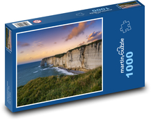 Křídové útesy Normandie Puzzle 1000 - 60x46 cm