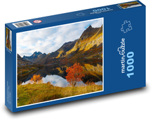 Podzim, hory Puzzle 1000 dílků - 60 x 46 cm