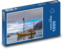 Nórsko - plachetnica Puzzle 1000 dielikov - 60 x 46 cm 