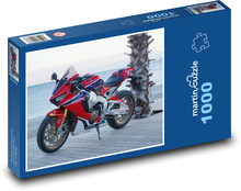 Moderní sportovní motocykl Puzzle 1000 dílků - 60 x 46 cm