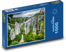 Prachovské skaly - Česká republika Puzzle 1000 dielikov - 60 x 46 cm 