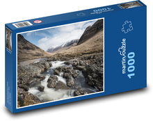 Dziki górski strumień z bystrzami Puzzle 1000 elementów - 60x46 cm