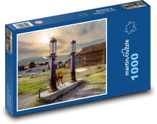 Čerpací stanice Puzzle 1000 dílků - 60 x 46 cm