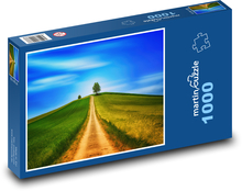 Cesta mezi poli Puzzle 1000 dílků - 60 x 46 cm