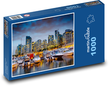 Schiffe im Hafen – Vancouver, Kanada Puzzle 1000 Teile - 60 x 46 cm