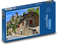 Burg, Dorf Puzzle 1000 Teile - 60 x 46 cm
